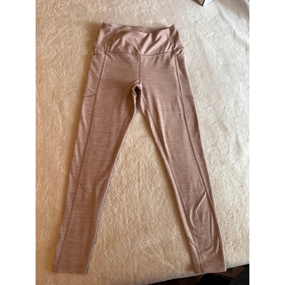 Victorias Secret High Waisted Pocket Leggings Pink Heathered Size 4 170/66A